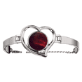 thumbnail image 1 of Elegante luz nebulosa universo oscuro Pulsera pulsera de joyería en forma de corazón Unbranded M, 1 of 3