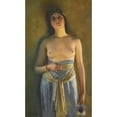 thumbnail image 3 of Max Nonnenbruch 12x18 Black Modern Framed Museum Art Print Titled - Youth (Also Odaliske) (1897), 3 of 5