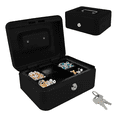 thumbnail image 1 of Caja Fuerte Seguridad Metálica Cash Box Cerradura Con Llave Xtellar Color Negro, 1 of 4