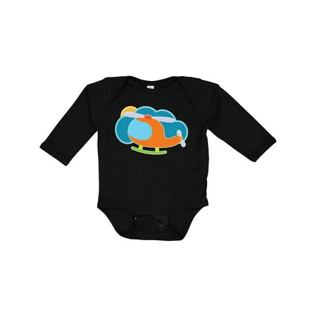 

Inktastic Helicopter for Boys Gift Baby Boy Long Sleeve Bodysuit