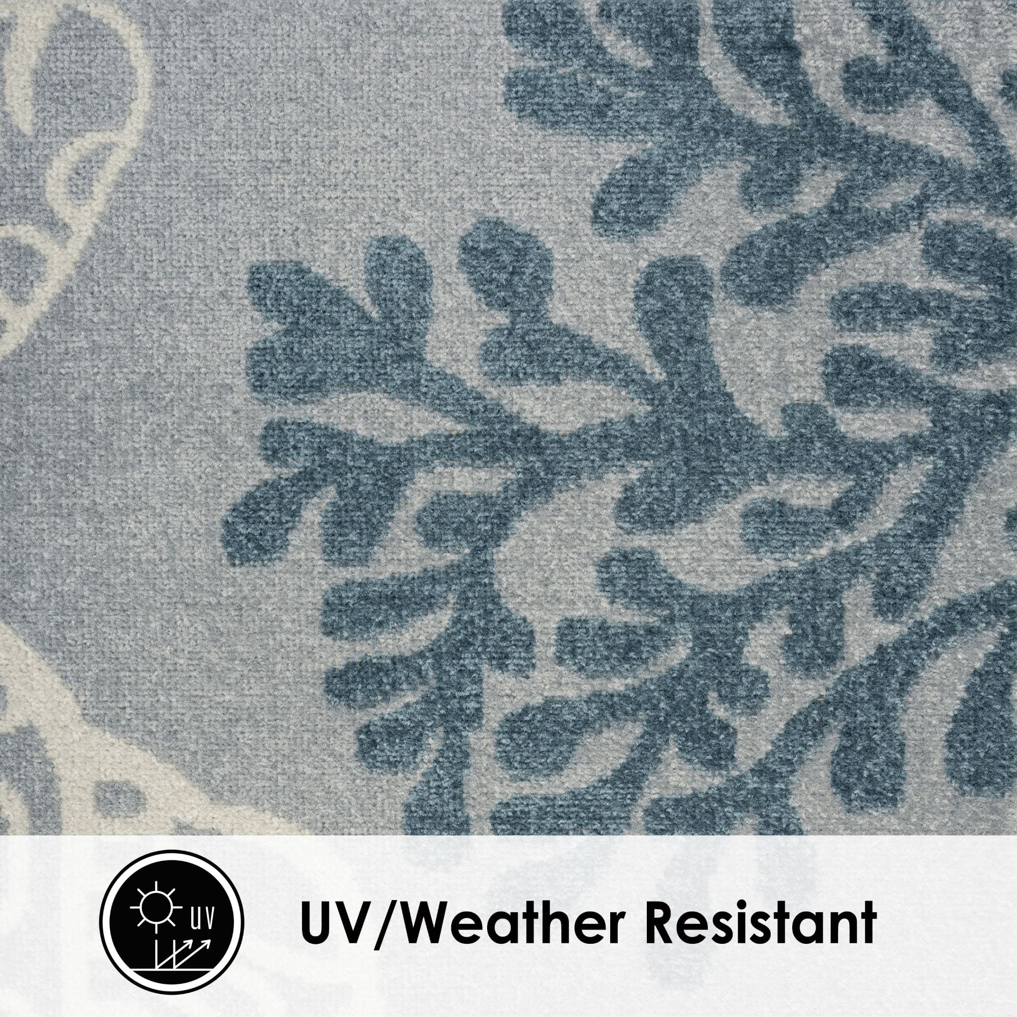 Home Dynamix Marine Sea Turtle Coastal Animal Indoor/Outdoor Area Rug, Grey/Ivory , 5'2"x7'2"
