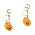 thumbnail image 3 of 2pcs Year of the Rat Keychains Key Holder Exquisite Key Ring Key Decoration Small Gift for Men Women (Yellow Rat), 3 of 6