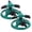 2 PC, variant on Sprinklers for Yard, 360 Rotating Garden Lawn Sprinkler for Large Area Coverage, Outdoor Water Sprinkler for Pets and Family Summer Fun, 1/2 Pcs