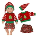 thumbnail image 1 of XWSHYW Juguetes para Niños Pequeños Ropa para Muñecas Bebés, Ropa Informal, Ropa para Muñecas, Conjunto de Ropa para Muñecas, Decoración, Muñeca de 18 Pulgadas, Tela Decorativa para Ropa, 1 of 6