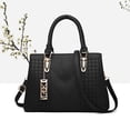 thumbnail image 3 of Bolso de hombro Sonducket de PU para mujer color caqui de gran capacidad, 3 of 6
