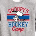 thumbnail image 3 of Peanuts - Snoopy's Hockey Camp - Toddler And Youth Crewneck Fleece Sweatshirt, 3 of 6