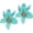 Blue, variant on Unique Bohemian Oversized Acrylic Resin Flower Dangle Drop Earrings Retro Large Hawaii Flower Lei Earrings for Women Statement Jewelry Gifts
