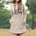thumbnail image 2 of WZXFASHION Chandails à Capuchon pour Femmes de Noël Décontractés à Couleur Unie Imprimée, Chandail à Capuche à Enfiler avec Poche, Manches Longues, Robe, Soldes Aujourd'hui, Liquidation, Chandail à Capuchon Surdimensionné à Fermeture Éclair, 2 of 6