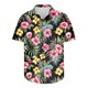 thumbnail image 3 of Blusa y camisa de manga corta con cuello vuelto para hombre, blusa informal con botones y estampado hawaiano, blusa de manga corta con cuello vuelto para hombre, 3 of 4