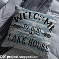 thumbnail image 2 of Homewish Old Barn Door Fabric by the Yard 1 Yard,Lake House Home Decor Fabric by the Yard,Blue Black Sewing Fabric For Kids,Breathable Home Decor, 2 of 6