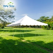 Party Tents Direct Weekender Pole Tent Party Canopy, 20x20 White