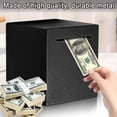 thumbnail image 2 of BAELLERT Piggy Bank Unopenable Money Saving Box Large Capacity Metal Money Storage Box for Boys Girls Students And Adults, 2 of 7