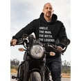thumbnail image 2 of My Uncle Slogan Hoodie Men -GoatDeals Designs, Male Medium, 2 of 4