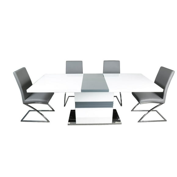 Canadian Maxwell Grey Extension Dining Table