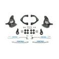 thumbnail image 2 of Fabtech Motorsports Leveling Kit Suspension K1064 Ultimate System; 4 Inch Lift; With Front And Rear Performance Shock Absorbers; Black Components/White Shock Absorbers, 2 of 5