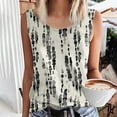 thumbnail image 3 of JTZGDY Oversized Cami Tank Tops for Women Funny Printed Sleeveless Crewneck Graphic Basic Workout T-Shirts Trendy Plus Size Summer Outfit Clothes Multicolor#11 XL, 3 of 5
