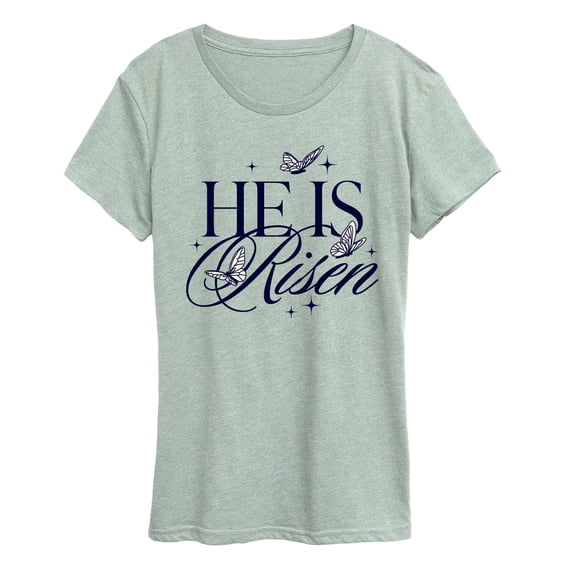 Instant Message - He Is Risen Short Sleeve Graphic T-Shirt