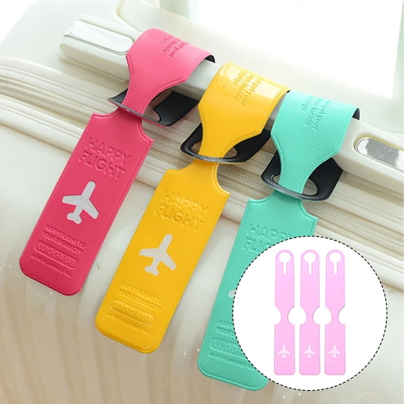 OULII 3-Pack Travel Luggage Tags Baggage Label Set for Easy Identification