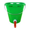 thumbnail image 1 of Cubo de alimentación para terneros, cubo de leche, fácil de instalar, 8 L, práctico, accesorios, con tetinas, para alimentación, con tetinas para tern Verde con 1 pezón, 1 of 9
