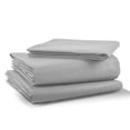 thumbnail image 1 of Juego de Sábanas Básica Rebeca Algodón Percal 200 Individual Gris Perla, 1 of 3