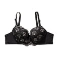 thumbnail image 3 of Women'S Wirefree Front Closure Bra with Soft Lace Embroidery for Everyday Comfort and Breathable Fit 34, 3 of 8