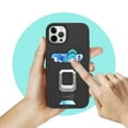 thumbnail image 4 of CoverON For Apple iPhone 13 Pro Max Phone Case, KickStand Ring Credit Card slot Rugged Cover Magnetic holder, Black, 4 of 10