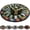 D, variant on 3D Halloween Rug, Novelty Ghost Skeleton 3D Optical Illusion Rugs | Candy Corn Abyss Quilted Round Mat with Spooky Depth Design Crystal Velvet Soft & Durable Fabric Non-Slip