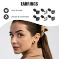 thumbnail image 3 of Minkissy 3 Pairs Titanium Earrings for Sensitive Ears Simple Design Comfortable Wearing, 3 of 6