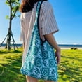 thumbnail image 7 of Kukuzhu Crochet Tote Bag Aesthetic Tote Bag Aesthetic Y2k Tote Bag Aesthetic Y2k Cute Tote Bags Aesthetic, 7 of 7