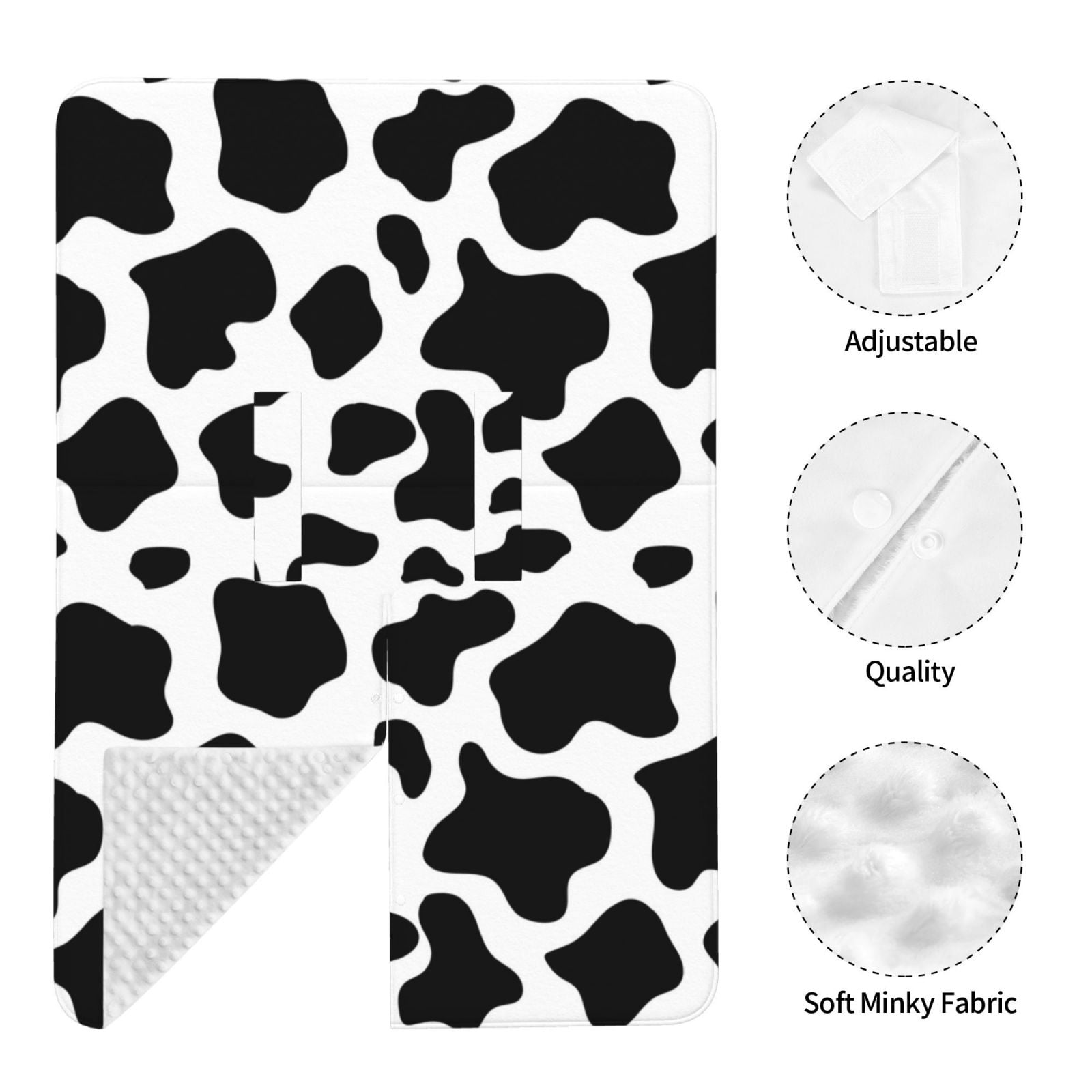 Car Seat Cover Baby - Cow print pattern Breathable Infant Car Seat Cover for Baby Carseat, Lightweight Comfort Baby Essentials Must Haves Newborn Stuff for Girl Boy