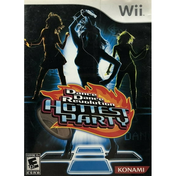 Restored Dance Dance Revolution Hottest Party (Nintendo Wii, 2008) (Refurbished)