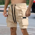 thumbnail image 2 of Mens Gym Shorts - Men's Summer Outdoor Shorts Gym Shorts Quick Dry Activewear Quick Dry Athletic Workout Gym Shorts Gym Workout Shorts for Men, 2 of 7