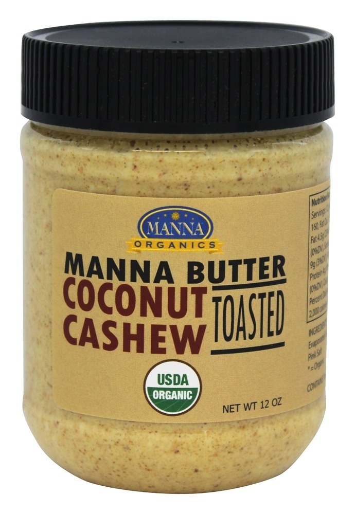 Manna Organics Manna Butter Toasted Coconut Cashew 12 oz. Walmart
