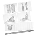 thumbnail image 4 of Bolígrafo trazador de cuero con papel para tallar patrones, repuestos, herramientas de soldadura, bolígrafo trazador práctico para trabajar cuero y, 4 of 8