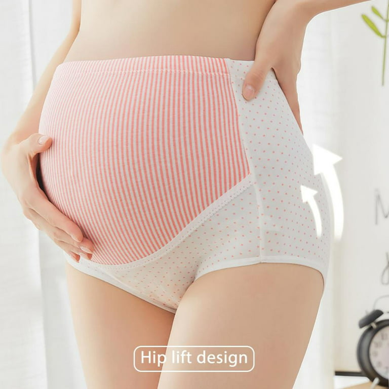 Women Adjustable High Waist Underwear Over Bump Maternity Panties 