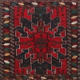 thumbnail image 1 of Ahgly Company Machine Washable Indoor Square Traditional Western Charcoal Gray Area Rugs, 7' Square, 1 of 7