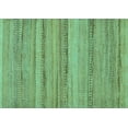 thumbnail image 1 of Ahgly Company Machine Washable Indoor Rectangle Abstract Turquoise Blue Modern Area Rugs, 4' x 6', 1 of 4