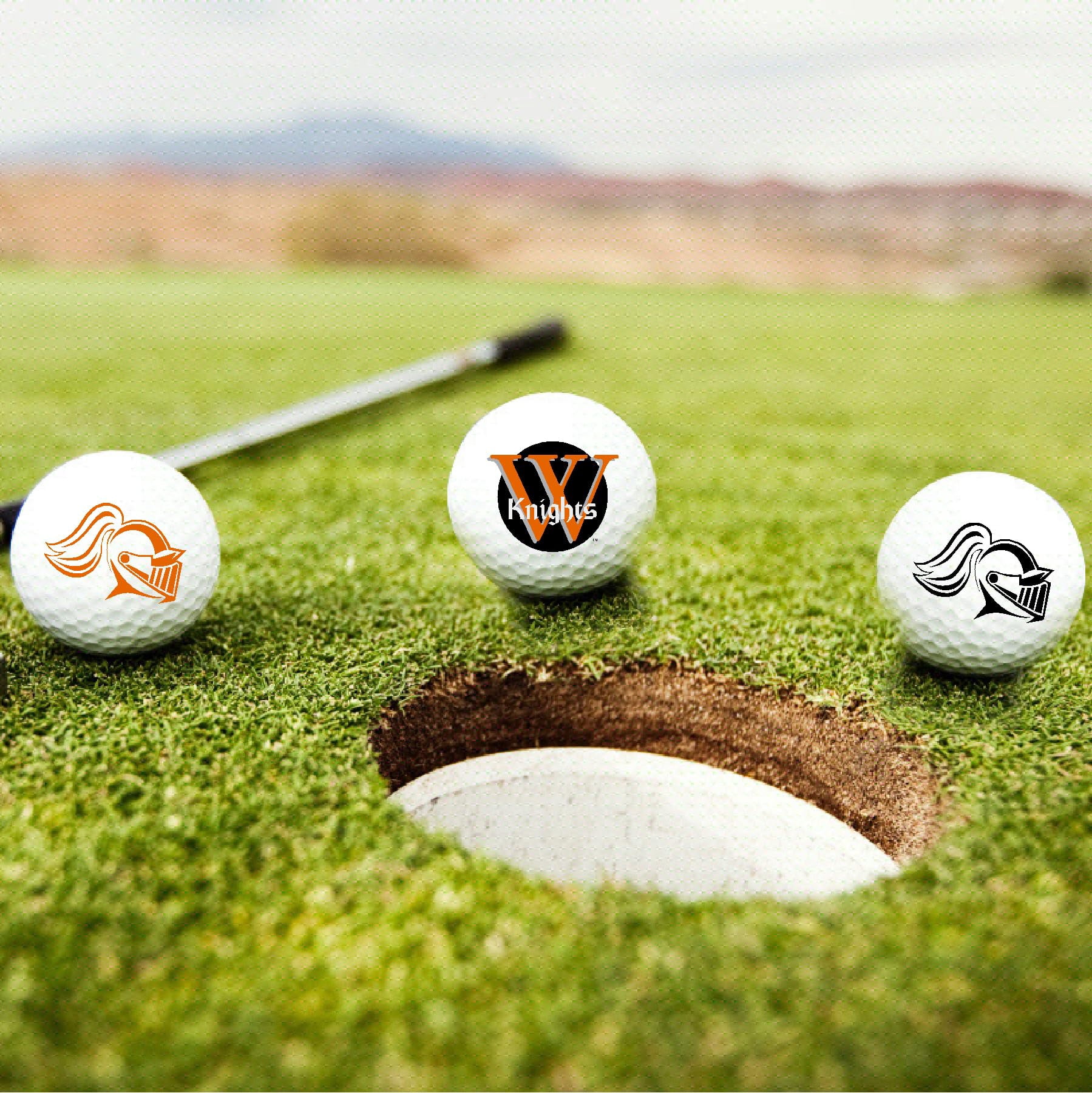 Wartburg College Knights Logo Edition Officially Licensed NCAA Taylormade Distance+ Golf Balls 12-Pack (Dozen)