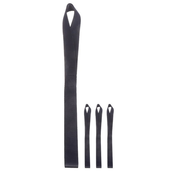 ITSELFER 4pcs Tie Downs Rope Double Loop Belt Tie Down Strap Safe Loop Straps For Motorcycle