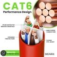 thumbnail image 3 of Cable Ethernet GearIt Cat 6 100 pies (30 m) 10 Gbps RJ45 rojo, 3 of 8