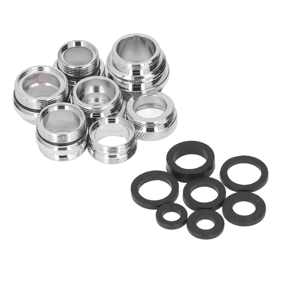 Water Hose Adapter,7Pcs/Set Male Female Faucet Male Female Faucet Adapter Kit Brass Aerator Adapter Set Rapid Response