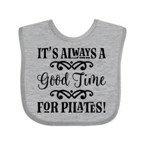 Inktastic Exercise Fitness Pilates Girls Baby Bib
