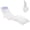 White, variant on Nalone Folding Pool Chaise Lounge Chairs Set of 2, Outdoor HDPE Outdoor Pool Chaise Lounge with Pillow, Pre-Assembled Tanning Chairs with Wheels for Poolside Patio, Backyard, Waterproof White