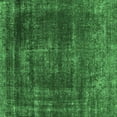 thumbnail image 1 of Ahgly Company Indoor Square Oriental Emerald Green Industrial Area Rugs, 4' Square, 1 of 4