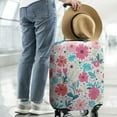 thumbnail image 2 of Pioneer Flower Floral Print Pattern Luggage Cover Fashion Suitcase Cover Baggage Covers Fit 25-28 Inch Luggage (Go Travel), 2 of 5