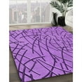 thumbnail image 3 of Ahgly Company Machine Washable Indoor Rectangle Transitional Heliotrope Purple Area Rugs, 2' x 3', 3 of 7