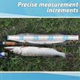 thumbnail image 3 of 2 unidades de regla de pesca de 47 pulgadas, cinta métrica para pesca, herramienta para barco, impermeable, portátil, enrollable y plegable con tabla de tope., 3 of 5