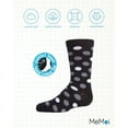 thumbnail image 6 of MeMoi Boys' Spots and Dots Ribbed Cotton Crew Socks - Boys - Male, 5-6, Black, 6 of 7