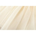 thumbnail image 6 of Povozer Dance Tutu Dresses for Toddler Girls Birthday Fluffy Soft Tulle Skirt(Beige,3-4Y), 6 of 6