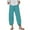 Light Blue, variant on Qiopertar Linen Pants for Women Casual Wide Leg Cropped Pants Summer Comfortable Solid Color Loose Fit with Pockets Fashion Trousers, Hot Pink XXL